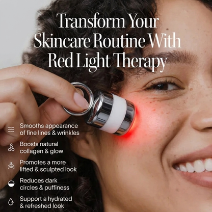 3-in-1 REV IV Skincare Massager with Red Light Therapy